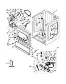 Lower cabinet & front panel parts