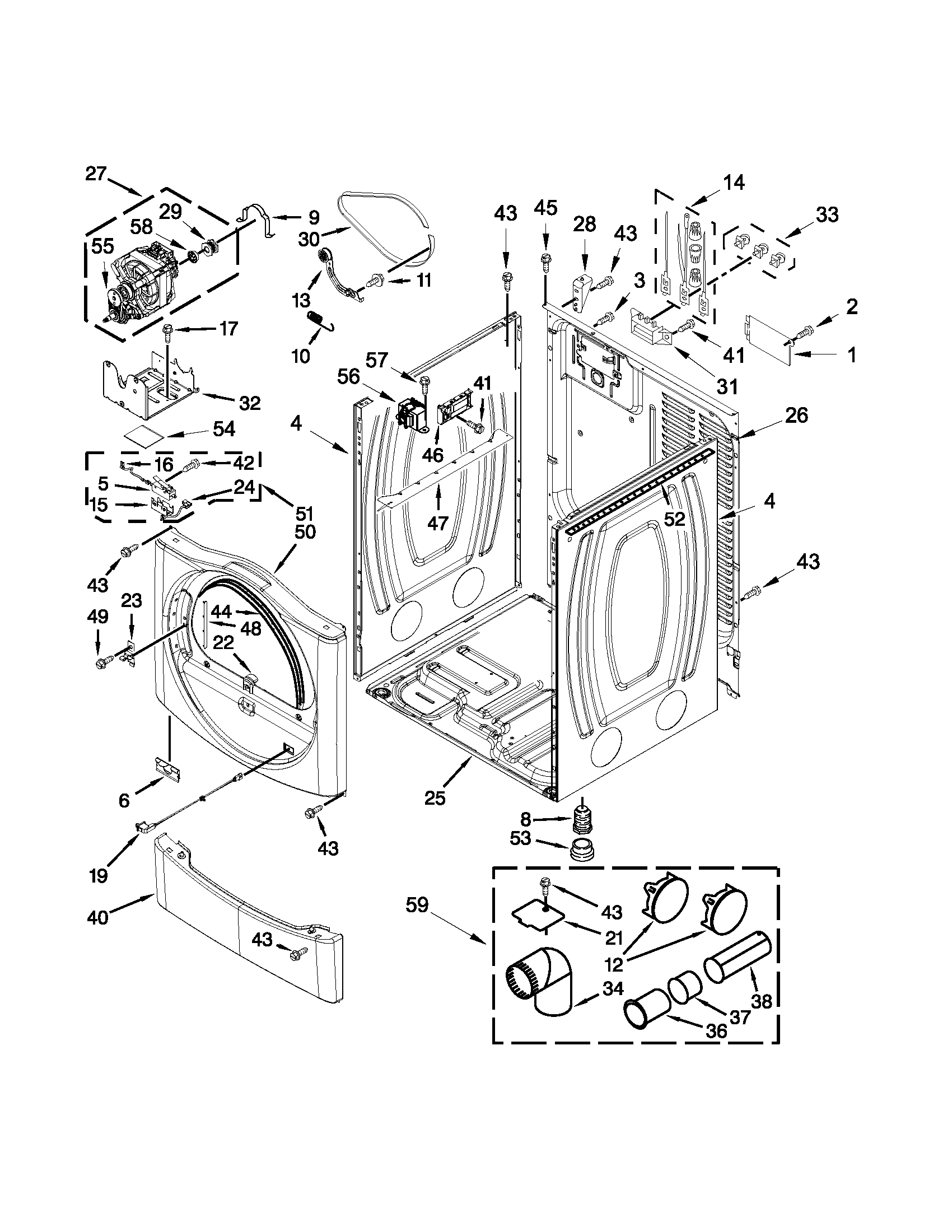 Cabinet parts