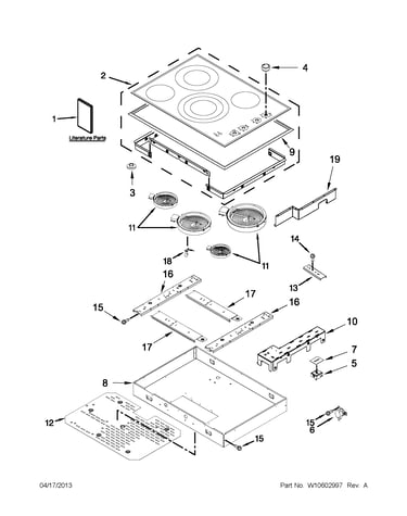 Cooktop parts