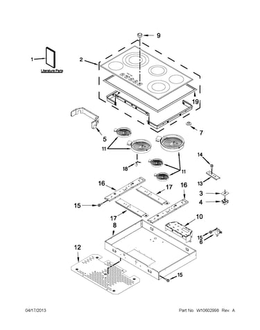 Cooktop parts