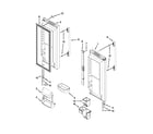 Whirlpool GX5FHDXVY03 refrigerator door parts diagram
