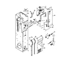 KitchenAid KSSC36QTS04 freezer liner and air flow parts diagram