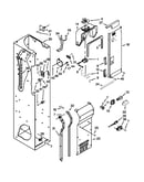 Freezer liner and air flow parts