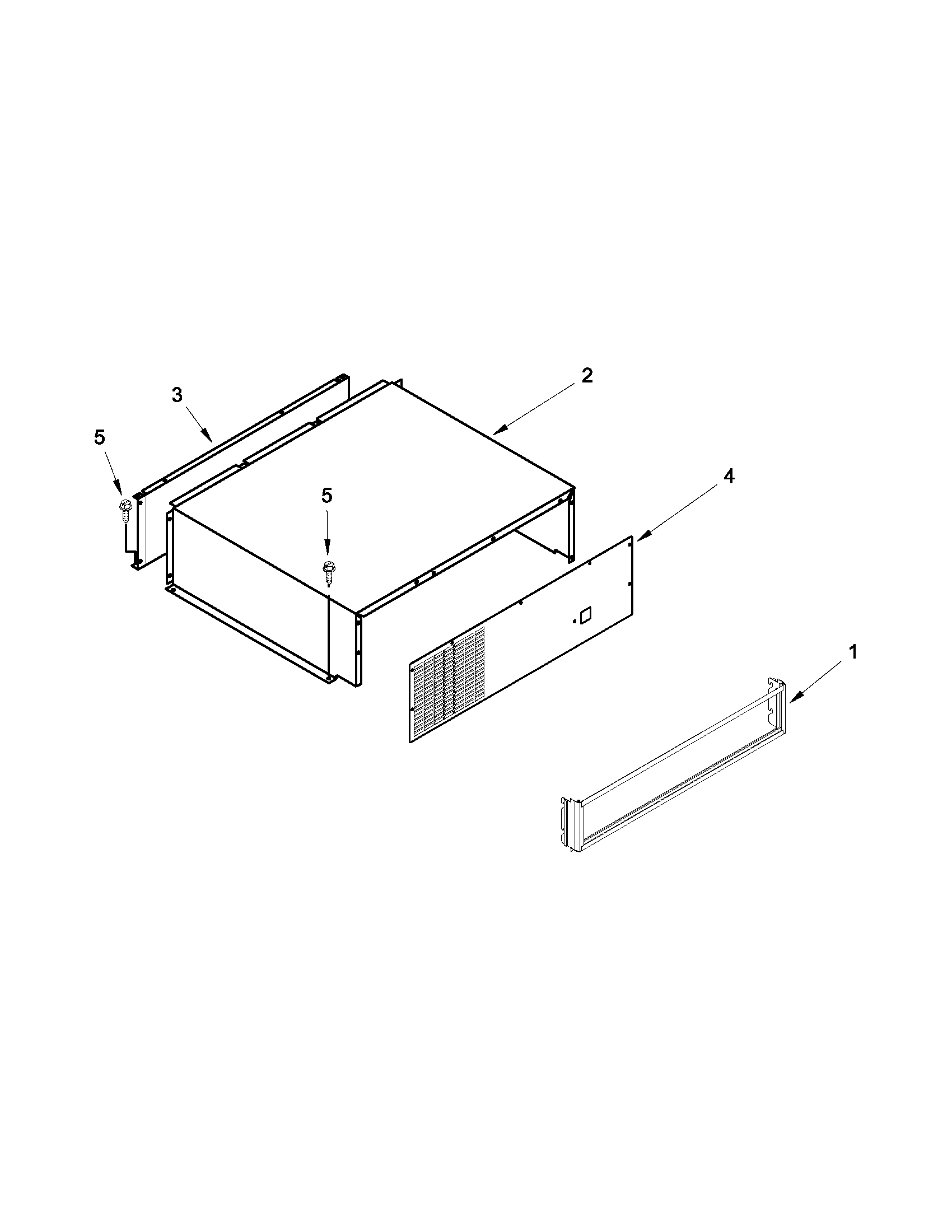 TOP GRILLE AND UNIT COVER PARTS