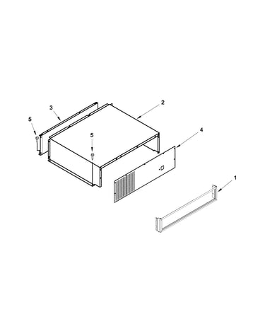 Top grille and unit cover parts