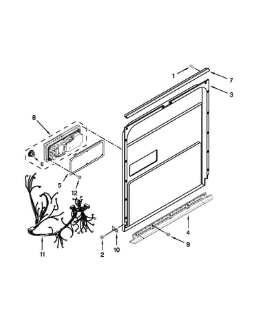 Inner door parts