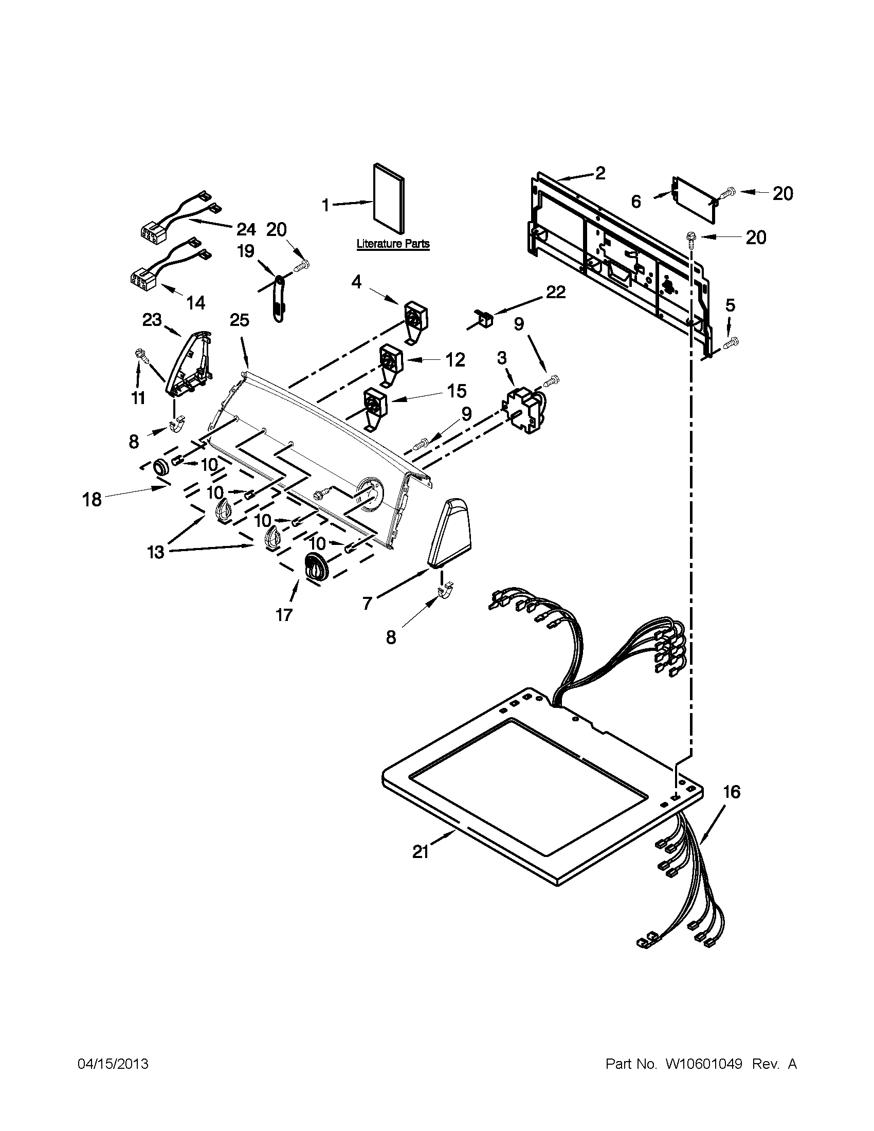 TOP AND CONSOLE PARTS