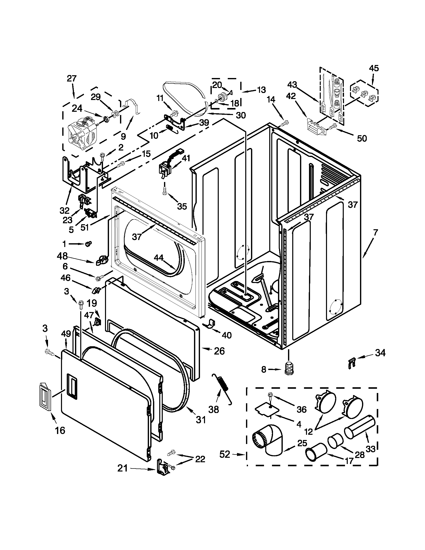 Cabinet parts