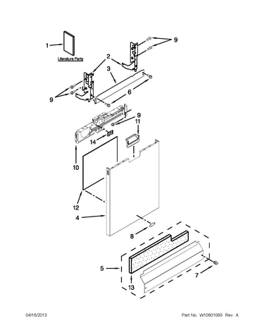 Door panel parts