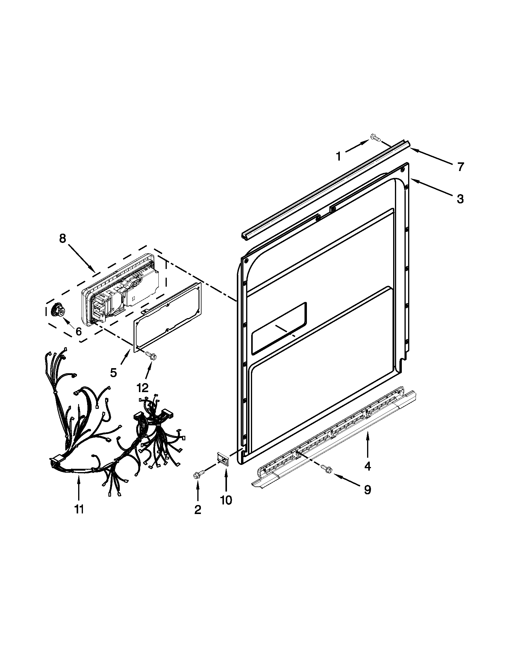 Inner door parts