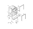 Whirlpool WDT790SAYW2 tub and frame parts diagram