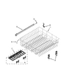 Upper rack and track parts
