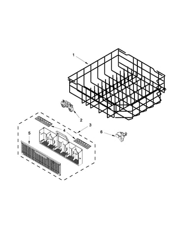 Lower rack parts