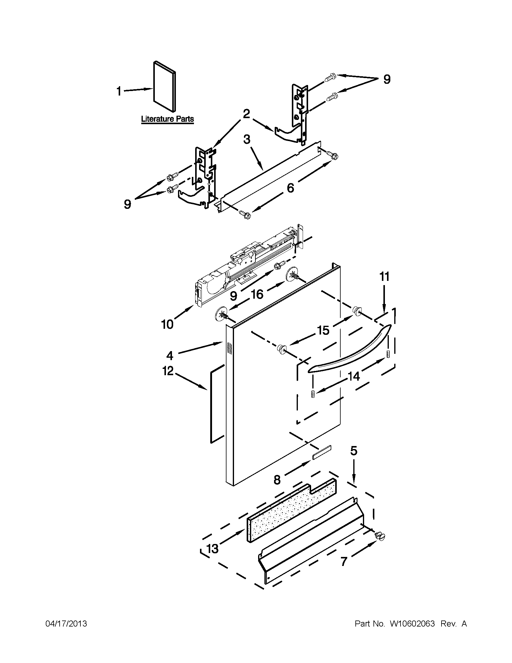 Door and panel parts