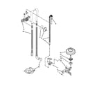 Whirlpool WDT910SAYE2 fill, drain and overfill parts diagram