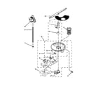 Whirlpool WDT910SAYE2 pump and motor parts diagram