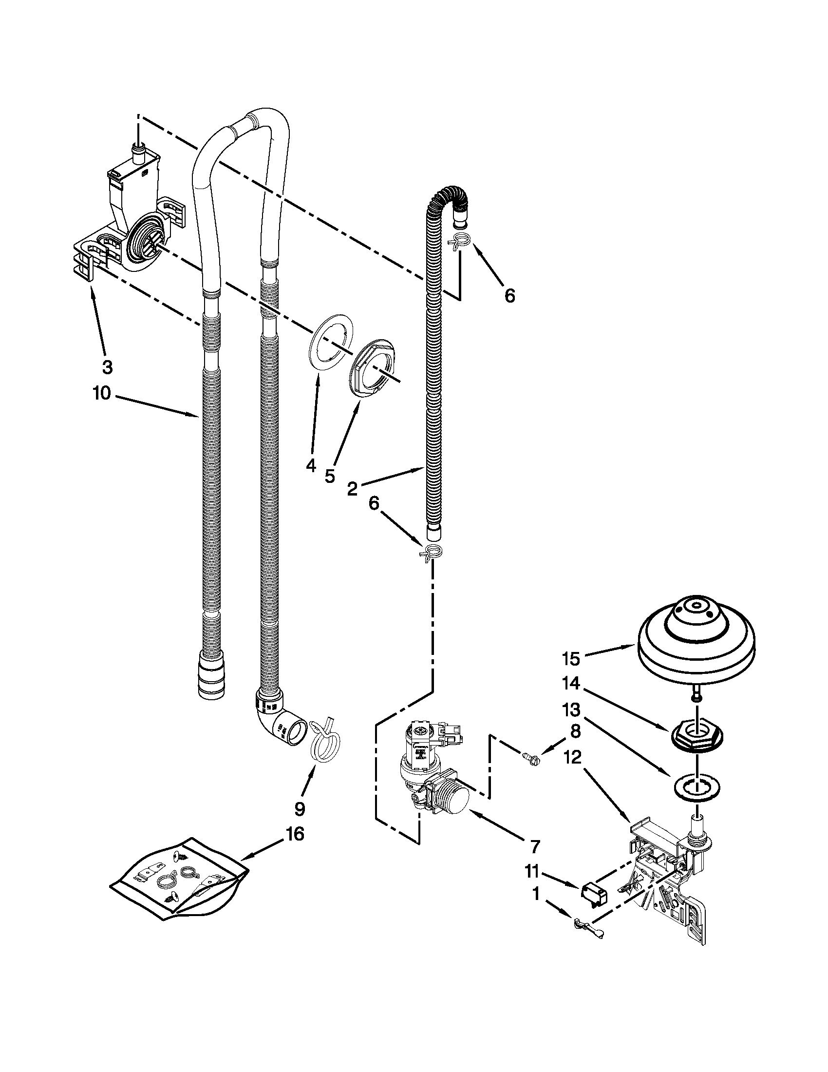FILL, DRAIN AND OVERFILL PARTS