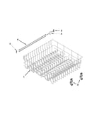 Upper rack and track parts