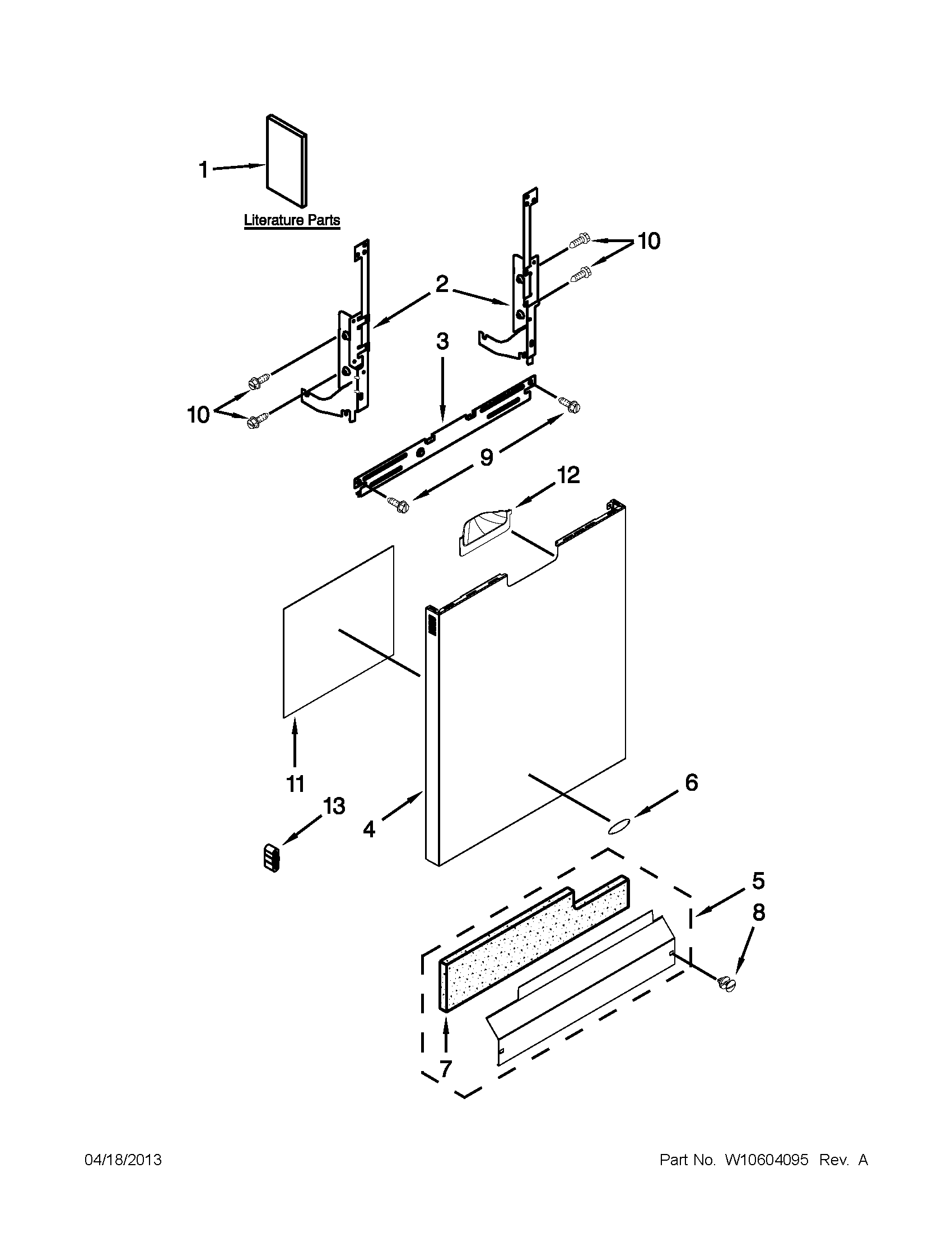 Door and panel parts