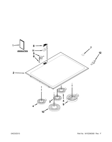 Cooktop parts
