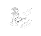 Jenn-Air JES8860CCB00 drawer & rack parts diagram