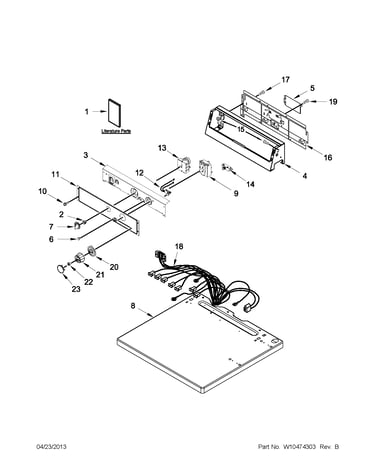 Top and console parts