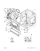 Lower cabinet and front panel parts