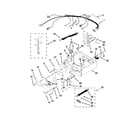 Maytag MLE24PRAYW2 control panel and separator parts diagram