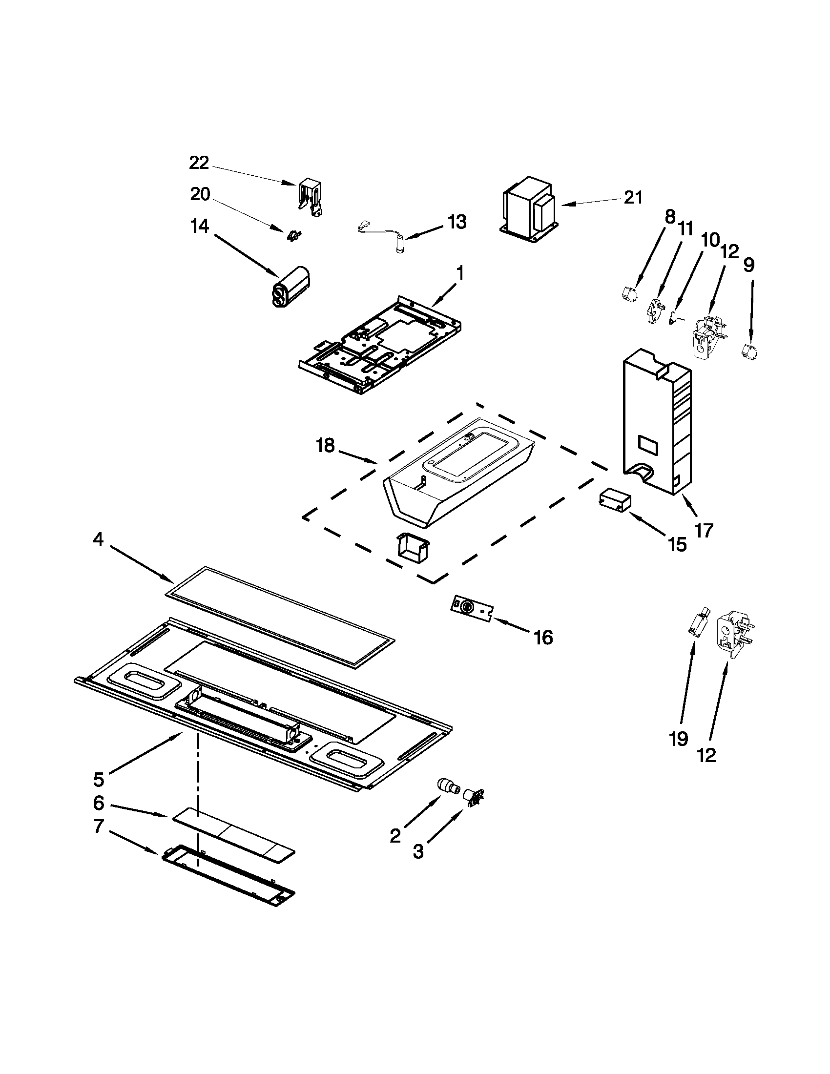Interior and ventilation parts