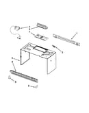 Cabinet and installation parts