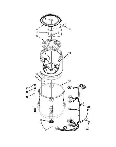 Basket and tub parts