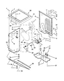 Dryer cabinet and motor parts