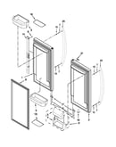 Refrigerator door parts