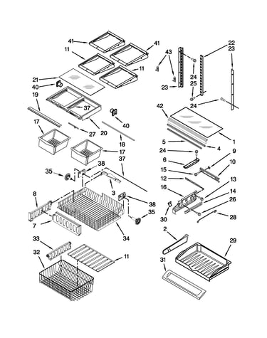 Shelf parts