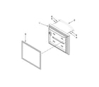 KitchenAid KBFS22EWBL1 freezer door parts diagram