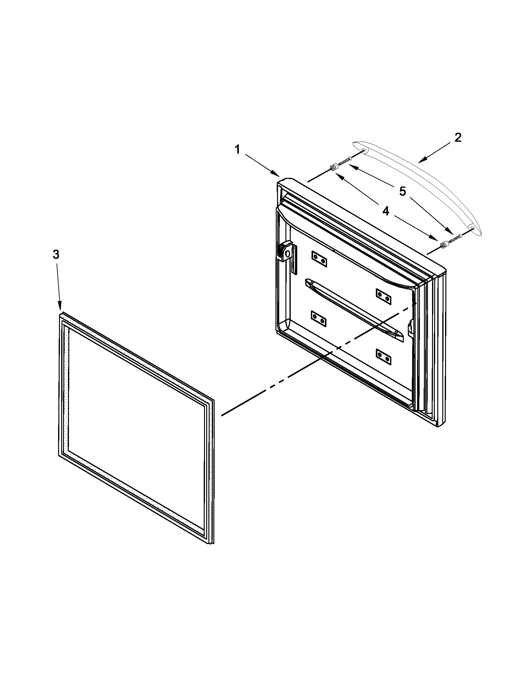 Freezer door parts
