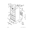 KitchenAid KBFS22EWMS4 cabinet parts diagram