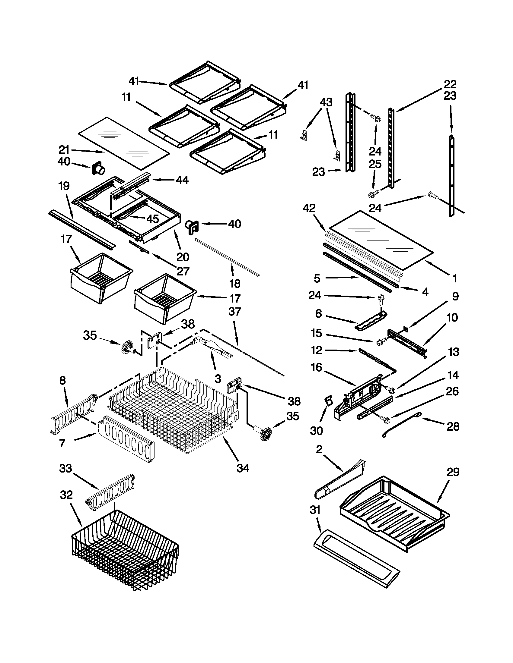 SHELF PARTS