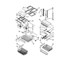 KitchenAid KBFS22EWMS4 shelf parts diagram