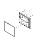 Freezer door parts
