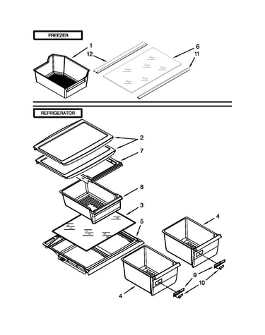 Shelf parts
