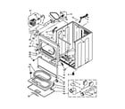 Whirlpool 7MWGD5600BW0 cabinet parts diagram