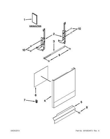Door and panel parts
