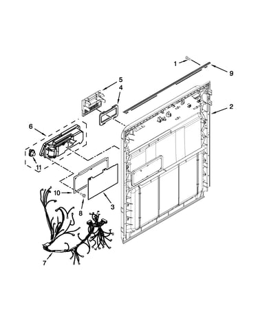 Inner door parts