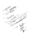 Control panel and latch parts
