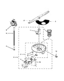 Pump, washarm and motor parts