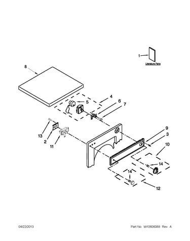 Top and console parts
