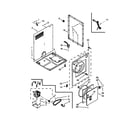 Whirlpool LDR3822PQ2 cabinet parts diagram