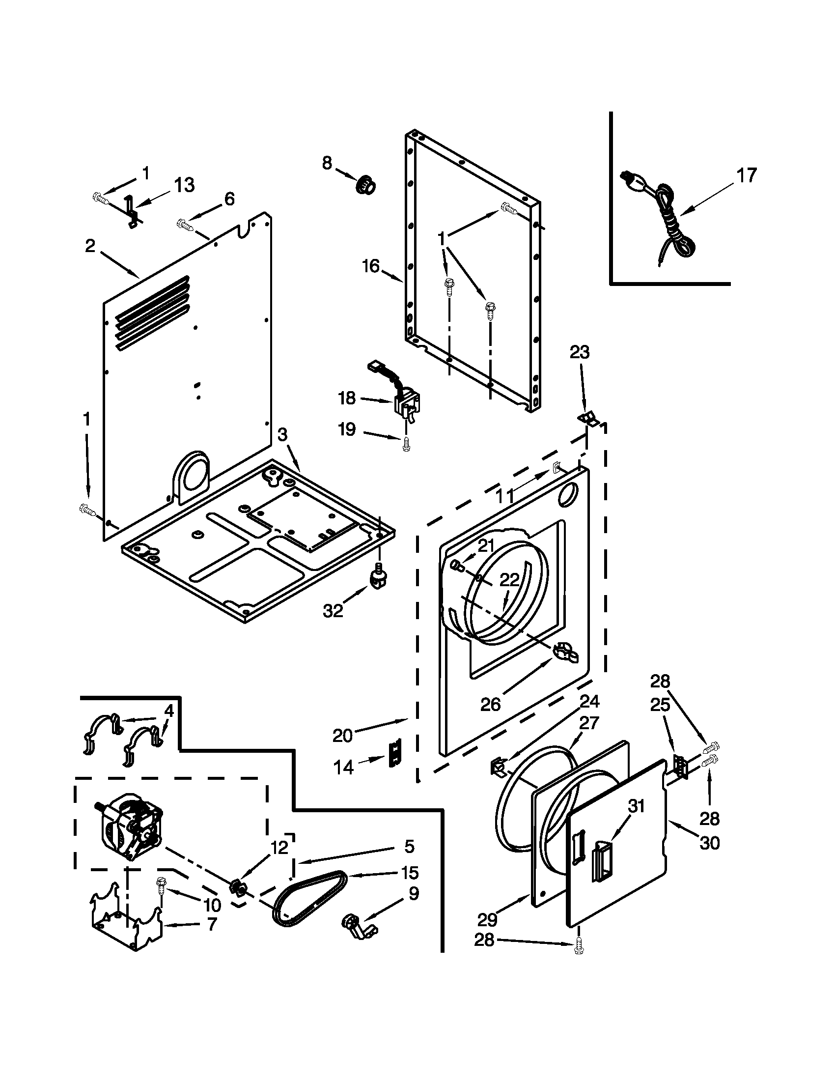 Cabinet parts