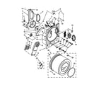 Whirlpool LDR3822PQ2 bulkhead parts diagram